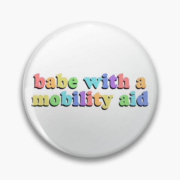 Item preview, Babe With A Mobility Aid designed and sold by mjspaints.