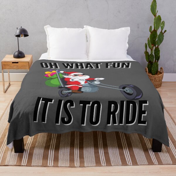 Item preview, Oh What Fun It Is To Ride - Cool Motorcycle Riding Biker Santa designed and sold by Vibbin4Life33.