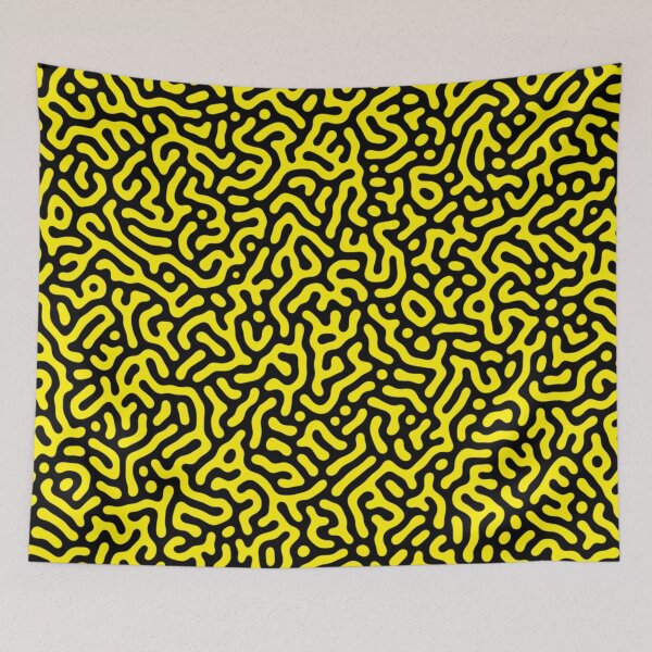 Item preview, Turing Pattern Black & Yellow designed and sold by UntrueHunter.