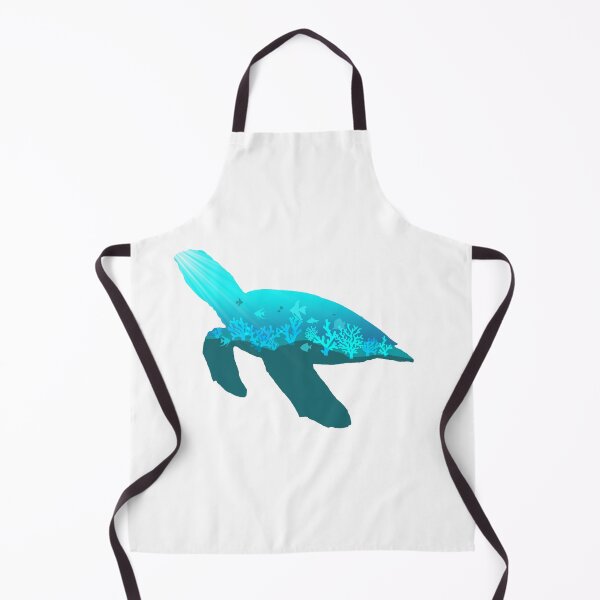 Item preview, Coral Reef Silhouette (Sea Turtle) designed and sold by WiseWitch.