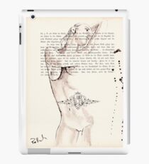ink on paper, very old paper iPad Case/Skin