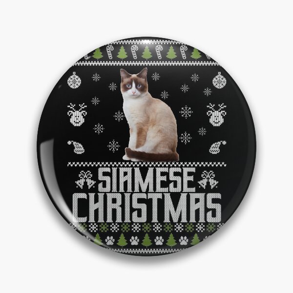 Item preview, Siamese Christmas - Festive Cat Breeds designed and sold by SewnMemories.