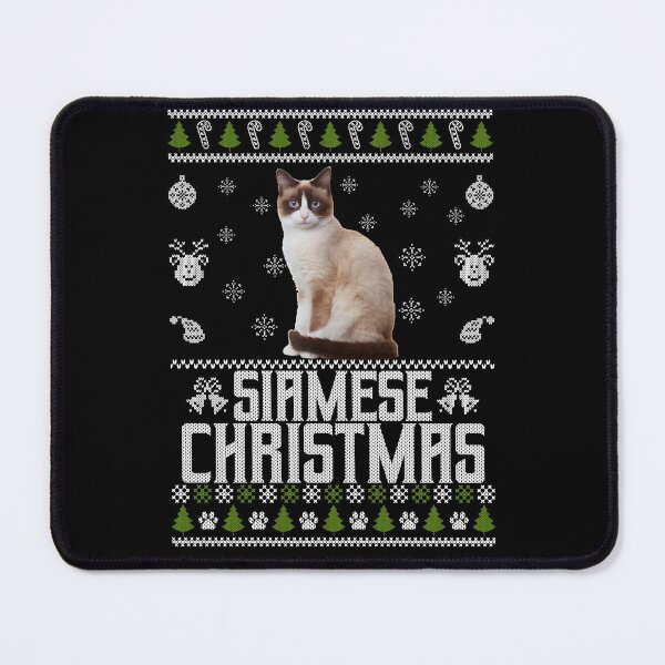 Item preview, Siamese Christmas - Festive Cat Breeds designed and sold by SewnMemories.