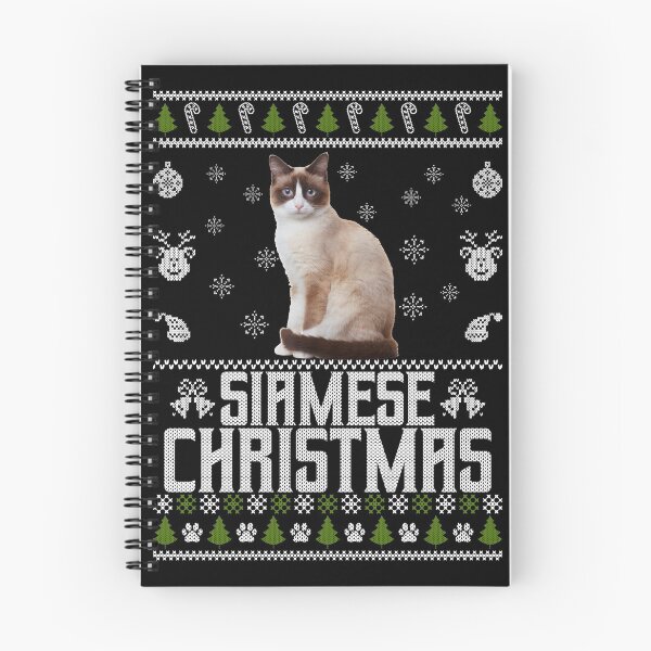 Item preview, Siamese Christmas - Festive Cat Breeds designed and sold by SewnMemories.