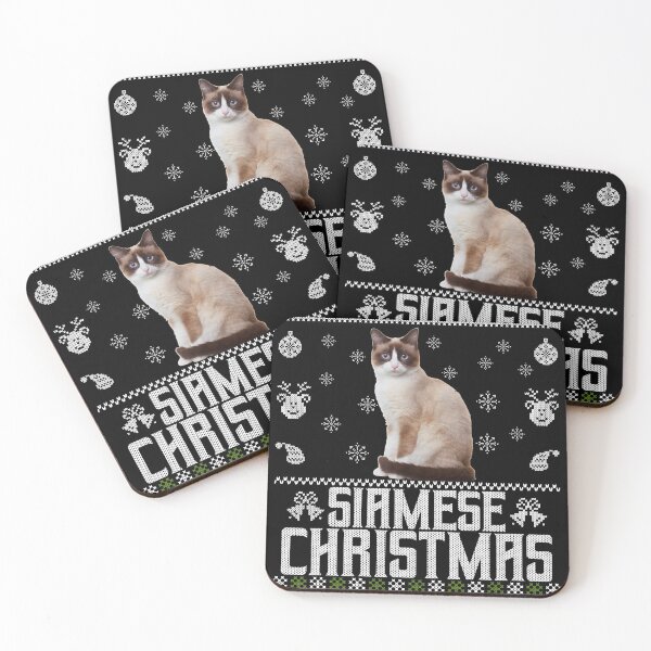 Item preview, Siamese Christmas - Festive Cat Breeds designed and sold by SewnMemories.