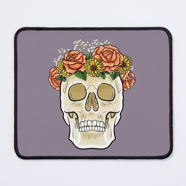 Item preview, Skull Flower Crown designed and sold by degeneroot.