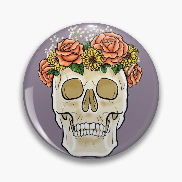 Item preview, Skull Flower Crown designed and sold by degeneroot.