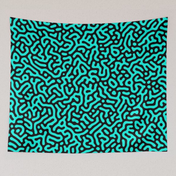 Item preview, Cyan Turing Pattern  designed and sold by UntrueHunter.