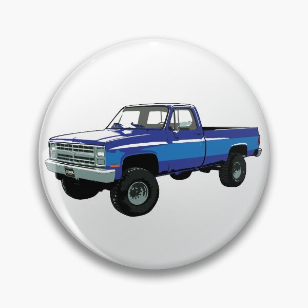 Item preview, Blue & Blue 80s 4x4 C Truck designed and sold by CoolRide.