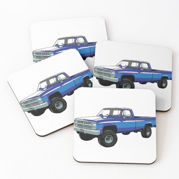 Item preview, Blue & Blue 80s 4x4 C Truck designed and sold by CoolRide.