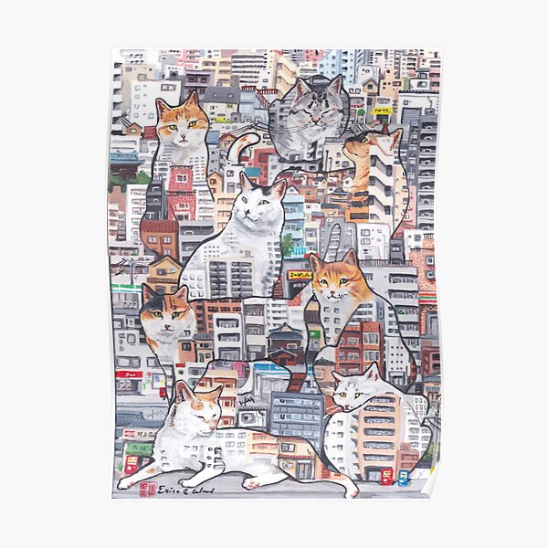 Cat Tokyo Poster