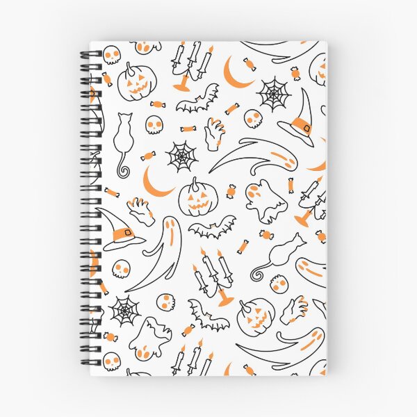 Item preview, Halloween Pattern Art - Cute Pumpkin & Scary Ghost designed and sold by SdForce.
