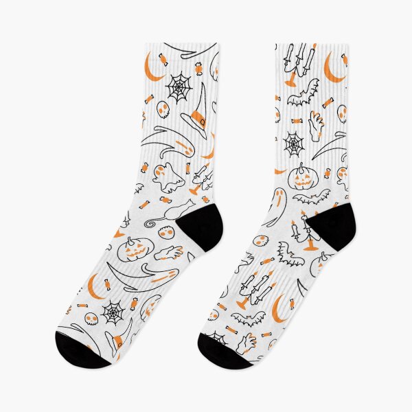 Item preview, Halloween Pattern Art - Cute Pumpkin & Scary Ghost designed and sold by SdForce.