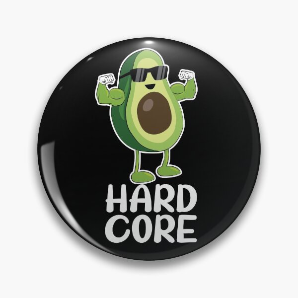 Item preview, Muscular Hard Core Avocado Funny designed and sold by TheInkElephant.