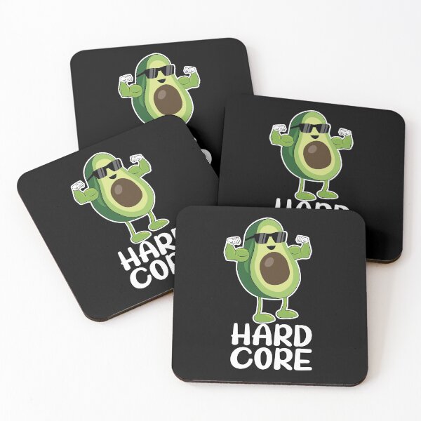 Item preview, Muscular Hard Core Avocado Funny designed and sold by TheInkElephant.