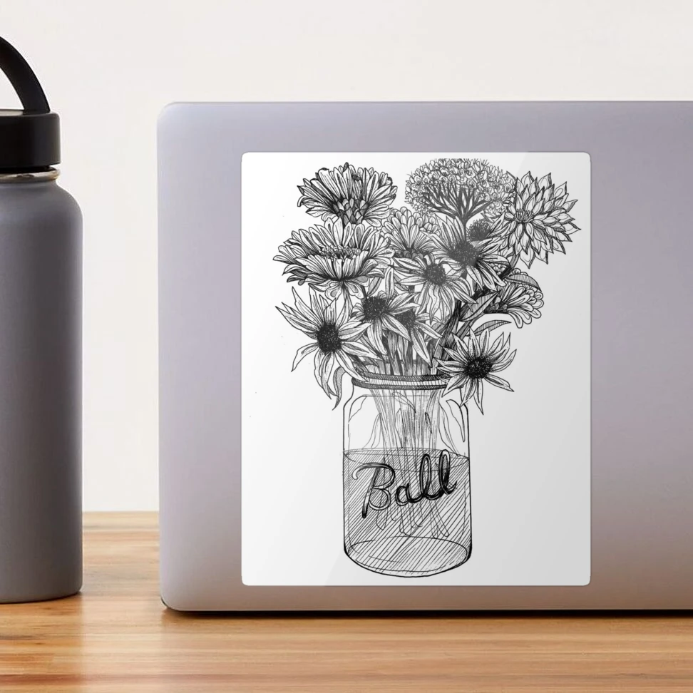 May All Your Weeds Be Wildflowers Mason Jar Tumbler - Mason Jar