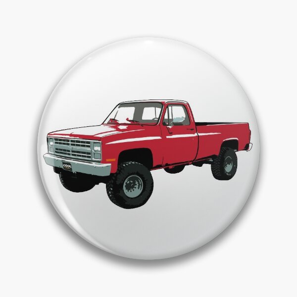 Item preview, Red 80s 4x4 C Truck designed and sold by CoolRide.