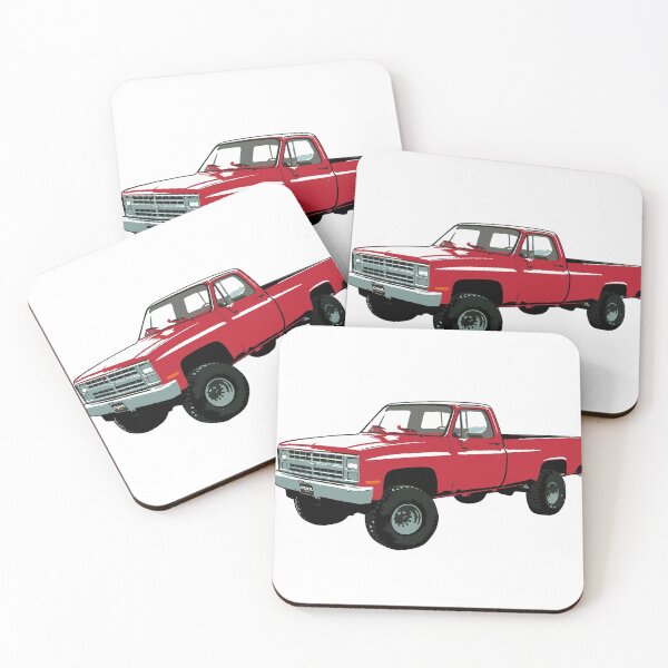 Item preview, Red 80s 4x4 C Truck designed and sold by CoolRide.