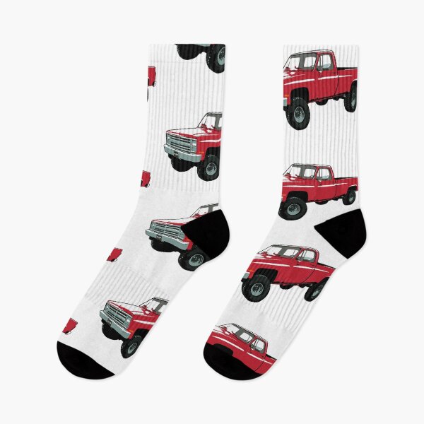 Item preview, Red 80s 4x4 C Truck designed and sold by CoolRide.