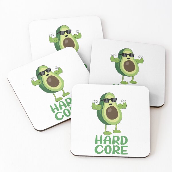 Item preview, Muscular Hard Core Avocado Funny designed and sold by TheInkElephant.