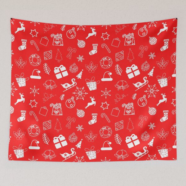 Item preview, Christmas pattern red designed and sold by VGdigital.