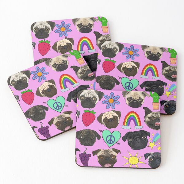 Item preview, Tweeny-Bopper Pugs! designed and sold by FivePugs.