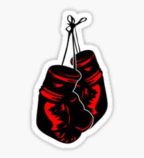 Boxing Gloves Kickboxing Gear Sticker