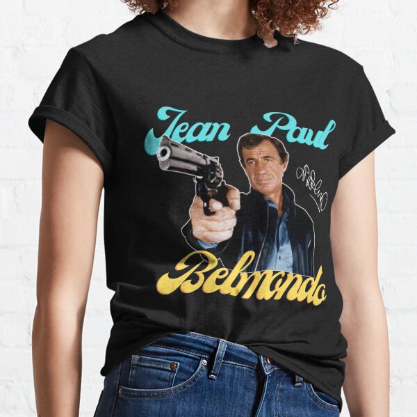 Jean Paul Belmondo, rip Jean-Paul Belmondo, autographe jean paul belmondo T-shirt classique