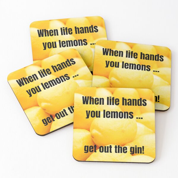 Item preview, When life hands you lemons ... get out the gin! designed and sold by JellyBeenzz.
