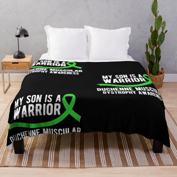 Item preview, Quote Warrior Duchenne Muscular Dystrophy Awareness Green Ribbon designed and sold by LAXIR.