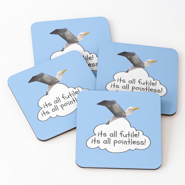 Item preview, It’s all futile! It’s all pointless! | pebblebrain  designed and sold by Lavannya.