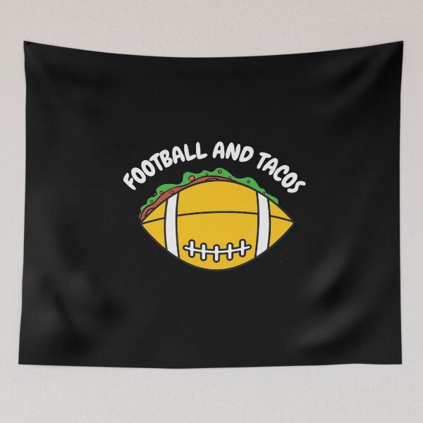 Item preview, Football And Tacos Funny taco, Mexican food love taco designed and sold by AMINE  ★★★★★.