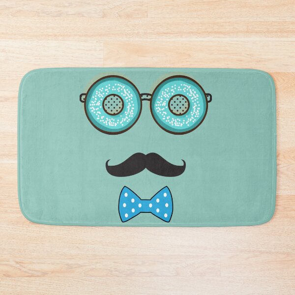 Item preview, Men with Mustache love donuts designed and sold by Donutlovers.