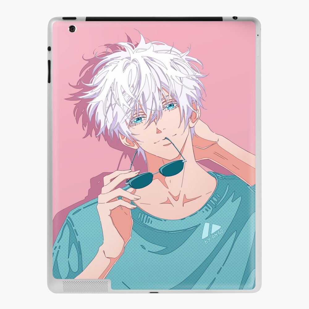 Premium AI Image | Cute and Handsome Anime Boy have White Hair