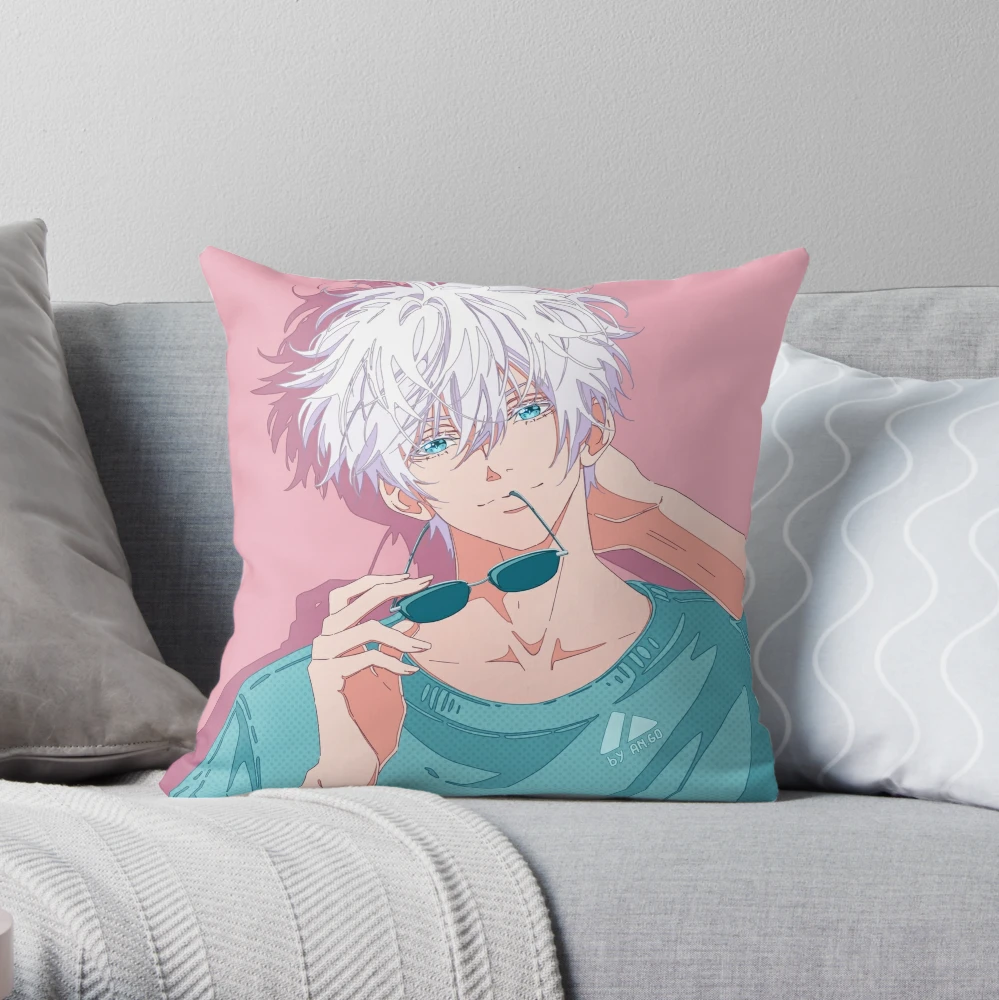 The handsome anime boy with white hair  Poster for Sale by AnGoArt
