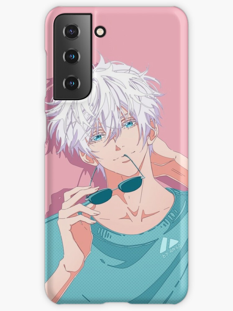 The handsome anime boy with white hair  Poster for Sale by AnGoArt