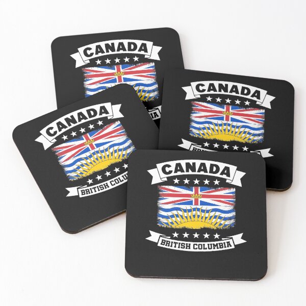 Item preview, Canada British Columbia Flag - Vintage designed and sold by CAN-USA-Fanshop.