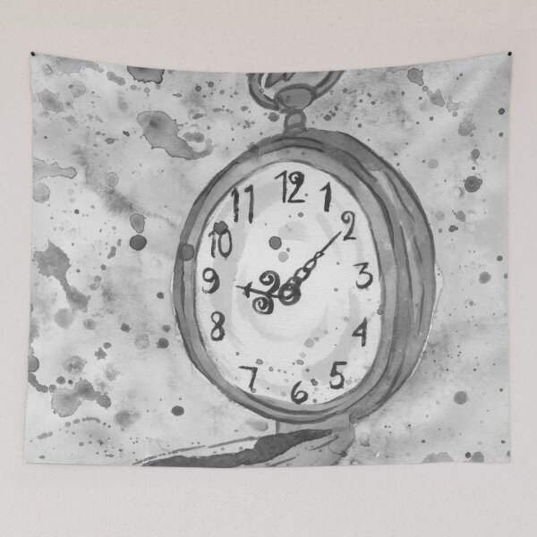 Item preview, Time Is A Precious Gift - Grayscale Palette  designed and sold by Niina  Niskanen.