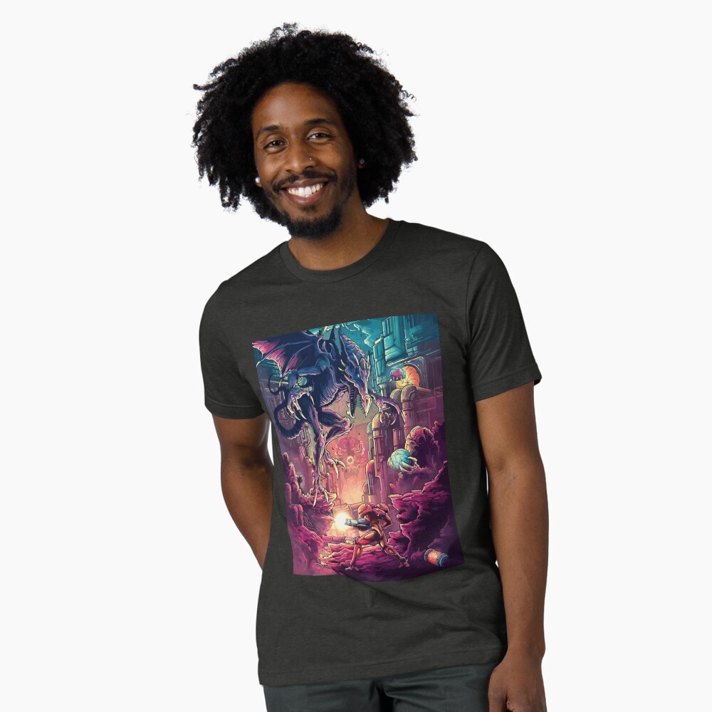 Vista previa del artículo con la obra «Camiseta de tejido mixto», diseñado y vendido por FotoLibreStudio.