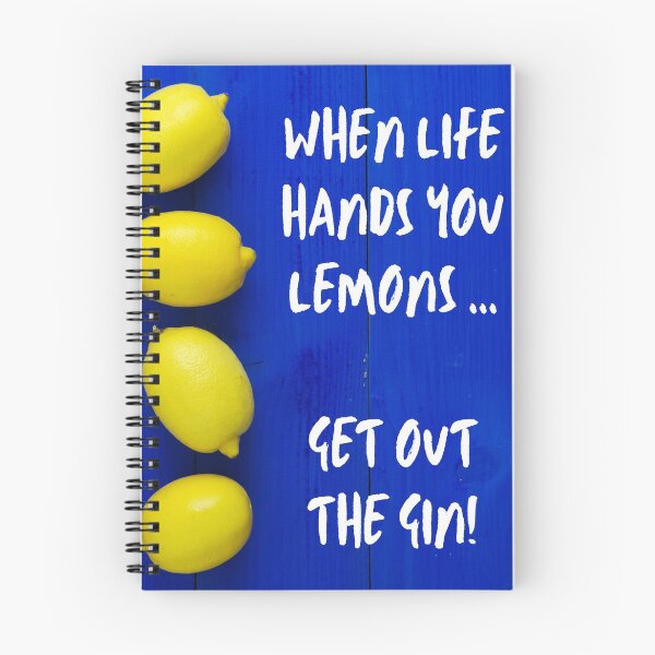 Item preview, When life hands you lemons ... get out the gin! designed and sold by JellyBeenzz.