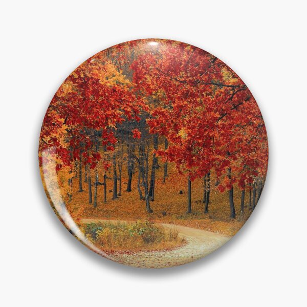 Item preview, Autumn Forest Road The Trees Trail Path designed and sold by MonArtisteSam.