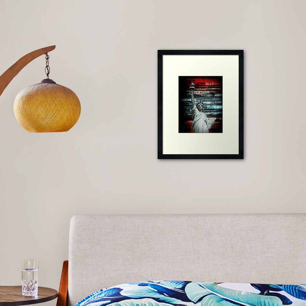 Believe In Liberty Framed Art Print