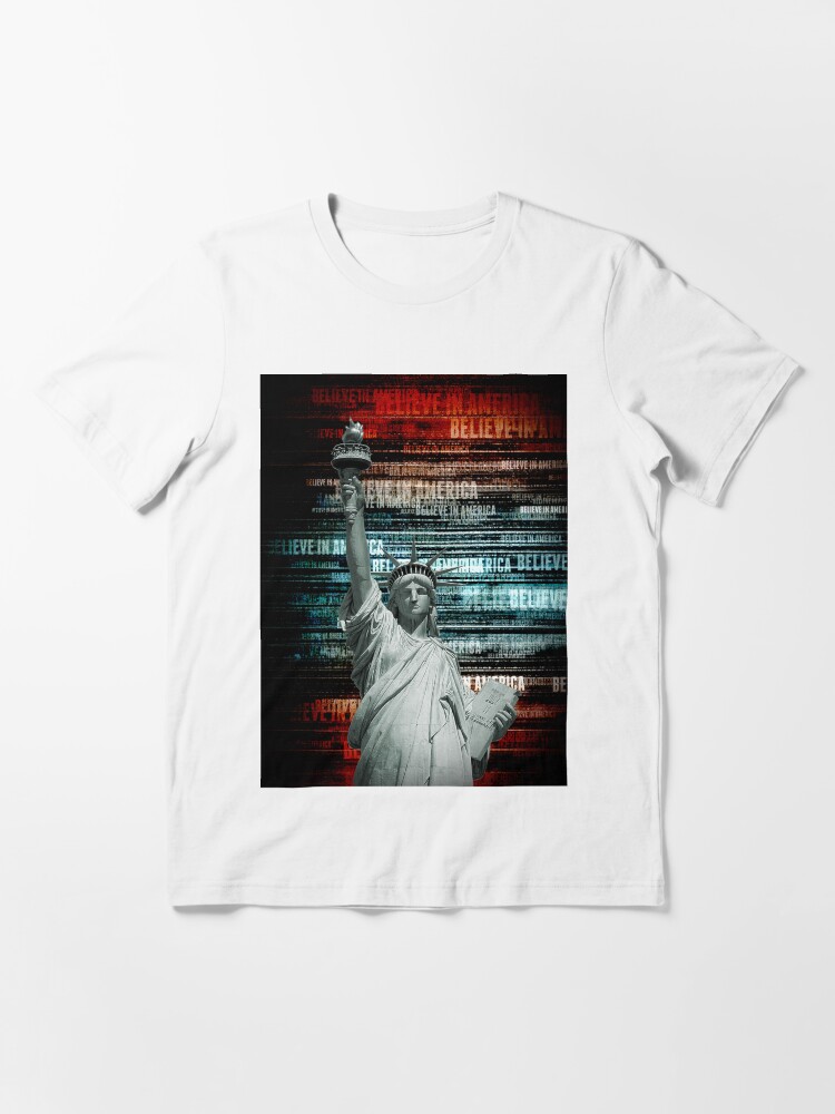 Alternate view of Believe In Liberty Essential T-Shirt