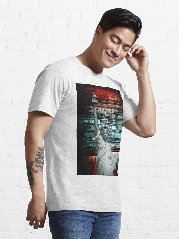 Alternate view of Believe In Liberty Essential T-Shirt