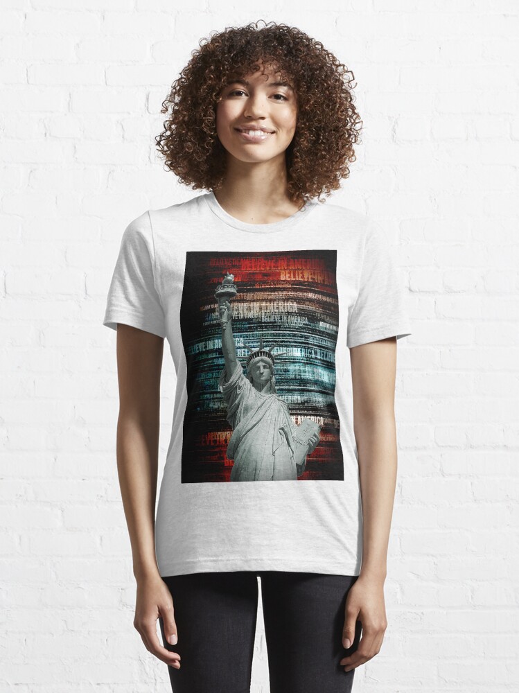 Alternate view of Believe In Liberty Essential T-Shirt
