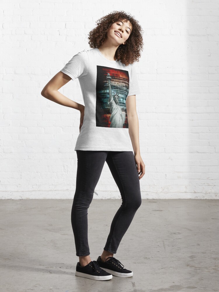 Alternate view of Believe In Liberty Essential T-Shirt