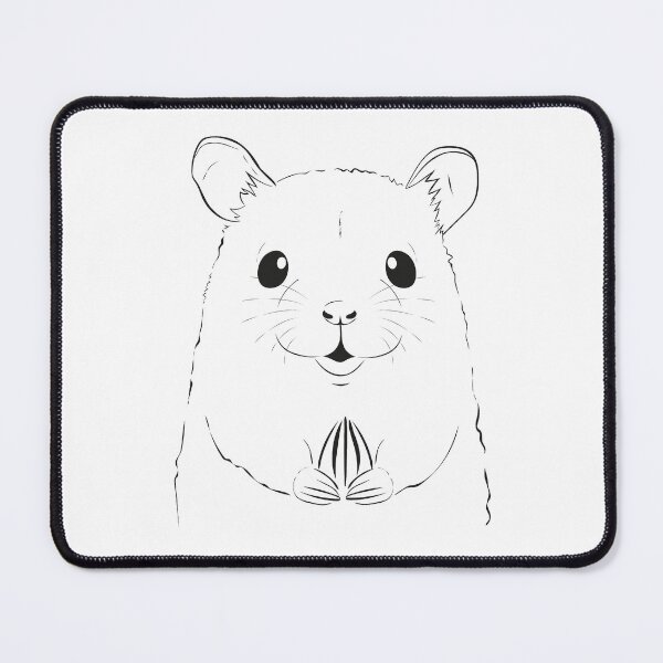 Item preview, Hamster Stencil designed and sold by TokkiJess.