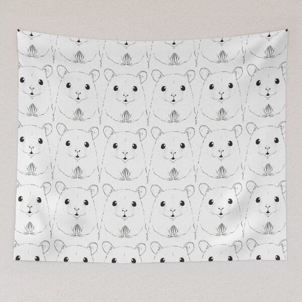 Item preview, Hamster Stencil designed and sold by TokkiJess.