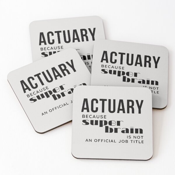 Item preview, Actuary. Because superbrain is not an official job title  designed and sold by trendingatees.