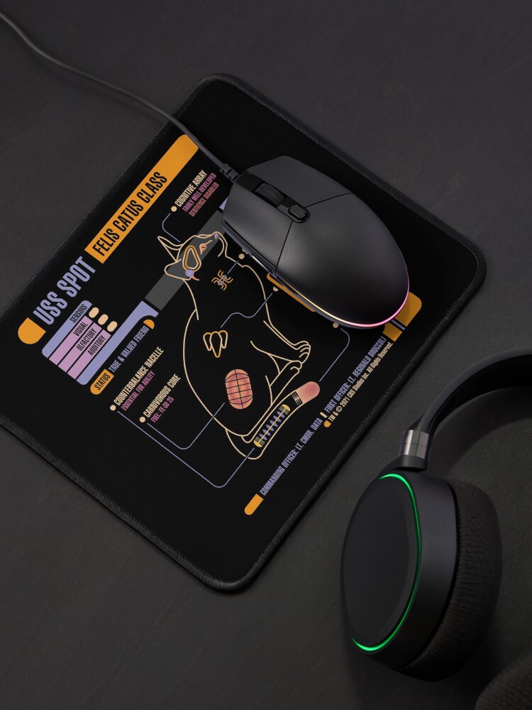 Thumbnail 4 of 5, Mouse Pad, USS Spot designed and sold by thecritic06.